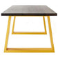 Contemporary Rectangle Dining Table Solid Wood Top Table with Sled Base Clearhalo ' dining_table' 'Dining Tables & Seating' 'Dining Tables' 'furn' 'furn_dining_table' 'Furniture' 'furniture_dining_table' 'Kitchen & Dining Furniture' 'kitchen&dining_furn' 'kitchen' 'kitchen_dining_table' 4422399