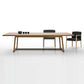 Contemporary Solid Wood Dining Table Rectangle Table with Trestle Base Clearhalo ' dining_table' 'Dining Tables & Seating' 'Dining Tables' 'furn' 'furn_dining_table' 'Furniture' 'furniture_dining_table' 'Kitchen & Dining Furniture' 'kitchen&dining_furn' 'kitchen' 'kitchen_dining_table' 4422414