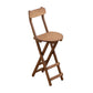 Nordic Style Armless Wood Barstools Folding Bar Stools, 1 Piece Brown Counter Stool(27"H) Clearhalo 'Bar Furniture' 'Bar Stools' 'bar_stools' 'furn' 'furn_bar_stools' 'furniture_bar_stools' 'Kitchen & Dining Furniture' 'kitchen&dining_furn' 'kitchen' 'kitchen_furn' Furniture' 4422490