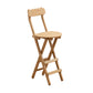 Nordic Style Armless Wood Barstools Folding Bar Stools, 1 Piece Natural Counter Stool(27"H) Clearhalo 'Bar Furniture' 'Bar Stools' 'bar_stools' 'furn' 'furn_bar_stools' 'furniture_bar_stools' 'Kitchen & Dining Furniture' 'kitchen&dining_furn' 'kitchen' 'kitchen_furn' Furniture' 4422492