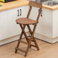 Nordic Style Armless Wood Barstools Folding Bar Stools, 1 Piece Clearhalo 'Bar Furniture' 'Bar Stools' 'bar_stools' 'furn' 'furn_bar_stools' 'furniture_bar_stools' 'Kitchen & Dining Furniture' 'kitchen&dining_furn' 'kitchen' 'kitchen_furn' Furniture' 4422501