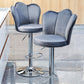 Adjustable Height Upholstered Counter Stools Scandinavian Bar Stools with Chrome Base Clearhalo 'Bar Furniture' 'Bar Stools' 'bar_stools' 'furniture_bar_stools' 'Kitchen & Dining Furniture' 'kitchen&dining_furn' 'kitchen' 'kitchen_furn' Furniture' 4422512