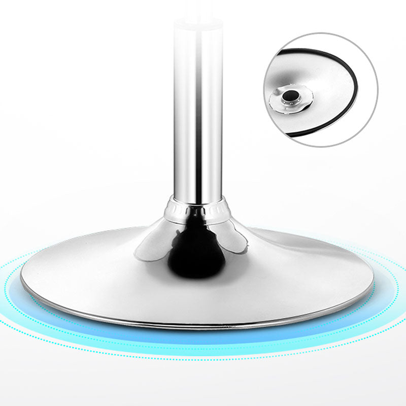 Adjustable Height Upholstered Counter Stools Scandinavian Bar Stools with Chrome Base Clearhalo 'Bar Furniture' 'Bar Stools' 'bar_stools' 'furniture_bar_stools' 'Kitchen & Dining Furniture' 'kitchen&dining_furn' 'kitchen' 'kitchen_furn' Furniture' 4422520