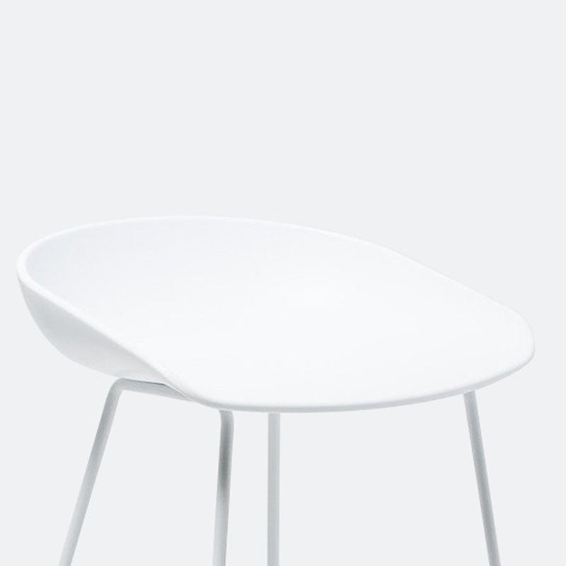 Scandinavian Metal Plastic Counter Stools Backless Bar Stools with Footrest Clearhalo 'Bar Furniture' 'Bar Stools' 'bar_stools' 'furn' 'furn_bar_stools' 'furniture_bar_stools' 'Kitchen & Dining Furniture' 'kitchen&dining_furn' 'kitchen' 'kitchen_furn' Furniture' 4422613