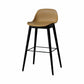 Scandinavian Wood Counter Stools Plastic Low Back Bar Stools with Footrest Yellow Black 1 Piece Clearhalo 'Bar Furniture' 'Bar Stools' 'bar_stools' 'furn' 'furn_bar_stools' 'furniture_bar_stools' 'Kitchen & Dining Furniture' 'kitchen&dining_furn' 'kitchen' 'kitchen_furn' Furniture' 4422679