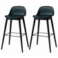 Scandinavian Wood Counter Stools Plastic Low Back Bar Stools with Footrest Navy Black 2 Piece Set Clearhalo 'Bar Furniture' 'Bar Stools' 'bar_stools' 'furn' 'furn_bar_stools' 'furniture_bar_stools' 'Kitchen & Dining Furniture' 'kitchen&dining_furn' 'kitchen' 'kitchen_furn' Furniture' 4422700