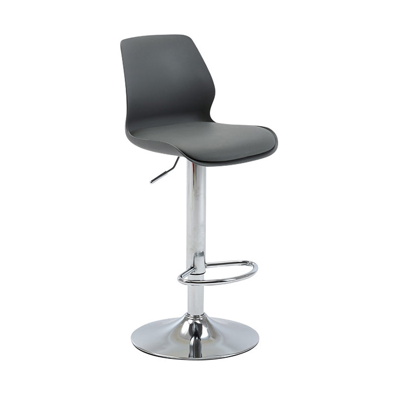 Adjustable Height Silver Counter Stools Swivel Scandinavian Metal Bar Stools (Set of 4) Clearhalo 'Bar Furniture' 'Bar Stools' 'bar_stools' 'furn' 'furn_bar_stools' 'furniture_bar_stools' 'Kitchen & Dining Furniture' 'kitchen&dining_furn' 'kitchen' 'kitchen_furn' Furniture' 4422916