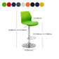 Adjustable Height Silver Counter Stools Swivel Scandinavian Metal Bar Stools (Set of 4) Clearhalo 'Bar Furniture' 'Bar Stools' 'bar_stools' 'furn' 'furn_bar_stools' 'furniture_bar_stools' 'Kitchen & Dining Furniture' 'kitchen&dining_furn' 'kitchen' 'kitchen_furn' Furniture' 4422927