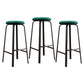Stackable Black Counter Stools Backless Scandinavian Metal Bar Stools (Set of 3) Green 3 Piece Set Clearhalo 'Bar Furniture' 'Bar Stools' 'bar_stools' 'furn' 'furn_bar_stools' 'furniture_bar_stools' 'Kitchen & Dining Furniture' 'kitchen&dining_furn' 'kitchen' 'kitchen_furn' Furniture' 4422929