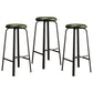 Stackable Black Counter Stools Backless Scandinavian Metal Bar Stools (Set of 3) Blackish Green 3 Piece Set Clearhalo 'Bar Furniture' 'Bar Stools' 'bar_stools' 'furn' 'furn_bar_stools' 'furniture_bar_stools' 'Kitchen & Dining Furniture' 'kitchen&dining_furn' 'kitchen' 'kitchen_furn' Furniture' 4422935