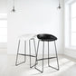 Scandinavian Black Metal Plastic Counter Stools Backless Bar Stools (Set of 4) Clearhalo 'Bar Furniture' 'Bar Stools' 'bar_stools' 'furn' 'furn_bar_stools' 'furniture_bar_stools' 'Kitchen & Dining Furniture' 'kitchen&dining_furn' 'kitchen' 'kitchen_furn' Furniture' 4422949