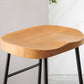 Industrial Style Bar-stool with Sled Round Saddle Seat Counter Stool for Kitchen Clearhalo 'Bar Furniture' 'Bar Stools' 'bar_stools' 'furn' 'furn_bar_stools' 'furniture_bar_stools' 'Kitchen & Dining Furniture' 'kitchen&dining_furn' 'kitchen' 'kitchen_furn' Furniture' 4422968