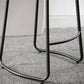 Industrial Style Bar-stool with Sled Round Saddle Seat Counter Stool for Kitchen Clearhalo 'Bar Furniture' 'Bar Stools' 'bar_stools' 'furn' 'furn_bar_stools' 'furniture_bar_stools' 'Kitchen & Dining Furniture' 'kitchen&dining_furn' 'kitchen' 'kitchen_furn' Furniture' 4422974