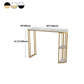 Modern Storage Stone Counter Height Table Double Pedestal Pub Height Dining Table Clearhalo 'Bar Furniture' 'Bar Tables' 'bar_tables' 'furn' 'furn_bar_tables' 'Furniture' 'furniture_bar_tables' 'Kitchen & Dining Furniture' 4423015