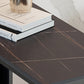 Rectangle Stone Top Counter Table Industrial 42-inch Height Table for Indoor Clearhalo 'Bar Furniture' 'Bar Tables' 'bar_tables' 'furn' 'furn_bar_tables' 'Furniture' 'furniture_bar_tables' 'Kitchen & Dining Furniture' 4423069