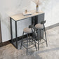 Rectangle Stone Top Counter Table Industrial 42-inch Height Table for Indoor Clearhalo 'Bar Furniture' 'Bar Tables' 'bar_tables' 'furn' 'furn_bar_tables' 'Furniture' 'furniture_bar_tables' 'Kitchen & Dining Furniture' 4423073