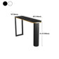 Kitchen Stone Top Counter Table Metal Base 42-inch Height Industrial Bar Table Clearhalo 'Bar Furniture' 'Bar Tables' 'bar_tables' 'furn' 'furn_bar_tables' 'Furniture' 'furniture_bar_tables' 'Kitchen & Dining Furniture' 4423132