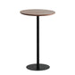 42-inch Height Bar Table Industrial Style Pub Table with Wood Top for Dining Room Walnut Round Clearhalo 'Bar Furniture' 'Bar Tables' 'bar_tables' 'furn' 'furn_bar_tables' 'Furniture' 'furniture_bar_tables' 'Kitchen & Dining Furniture' 4423172