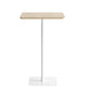 42-inch Height Bar Table Industrial Style Pub Table with Wood Top for Dining Room Natural Square Clearhalo 'Bar Furniture' 'Bar Tables' 'bar_tables' 'furn' 'furn_bar_tables' 'Furniture' 'furniture_bar_tables' 'Kitchen & Dining Furniture' 4423173
