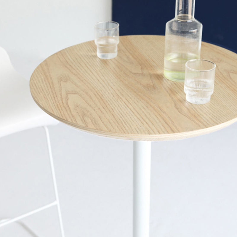 42-inch Height Bar Table Industrial Style Pub Table with Wood Top for Dining Room Clearhalo 'Bar Furniture' 'Bar Tables' 'bar_tables' 'furn' 'furn_bar_tables' 'Furniture' 'furniture_bar_tables' 'Kitchen & Dining Furniture' 4423179
