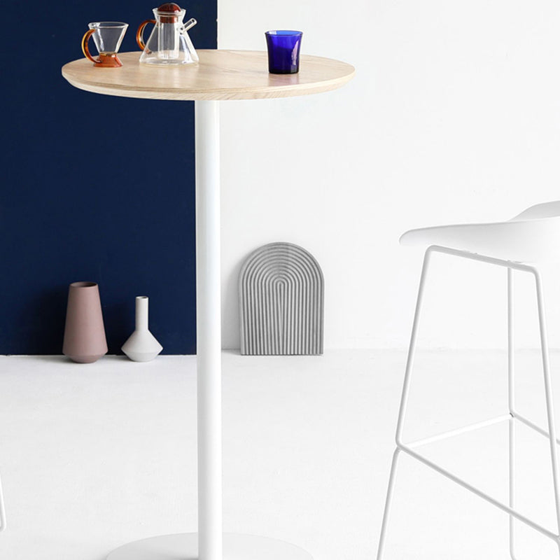 42-inch Height Bar Table Industrial Style Pub Table with Wood Top for Dining Room Clearhalo 'Bar Furniture' 'Bar Tables' 'bar_tables' 'furn' 'furn_bar_tables' 'Furniture' 'furniture_bar_tables' 'Kitchen & Dining Furniture' 4423184