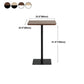 42-inch Height Bar Table Industrial Style Pub Table with Wood Top for Dining Room Clearhalo 'Bar Furniture' 'Bar Tables' 'bar_tables' 'furn' 'furn_bar_tables' 'Furniture' 'furniture_bar_tables' 'Kitchen & Dining Furniture' 4423187
