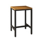 Industrial Wood Indoor Pub Bar Table Black Iron Bar Dining Table with 4-Prong Pedestal Clearhalo 'Bar Furniture' 'Bar Tables' 'bar_tables' 'furn' 'furn_bar_tables' 'Furniture' 'furniture_bar_tables' 'Kitchen & Dining Furniture' 4423230