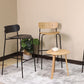 Industrial Iron Simple Barstool Restaurant Tall Stool with Wood Seat, 1 Piece Clearhalo 'Bar Furniture' 'Bar Stools' 'bar_stools' 'furn' 'furn_bar_stools' 'furniture_bar_stools' 'Kitchen & Dining Furniture' 'kitchen&dining_furn' 'kitchen' 'kitchen_furn' Furniture' 4423399