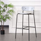 Industrial Iron Simple Barstool Restaurant Tall Stool with Wood Seat, 1 Piece Clearhalo 'Bar Furniture' 'Bar Stools' 'bar_stools' 'furn' 'furn_bar_stools' 'furniture_bar_stools' 'Kitchen & Dining Furniture' 'kitchen&dining_furn' 'kitchen' 'kitchen_furn' Furniture' 4423400