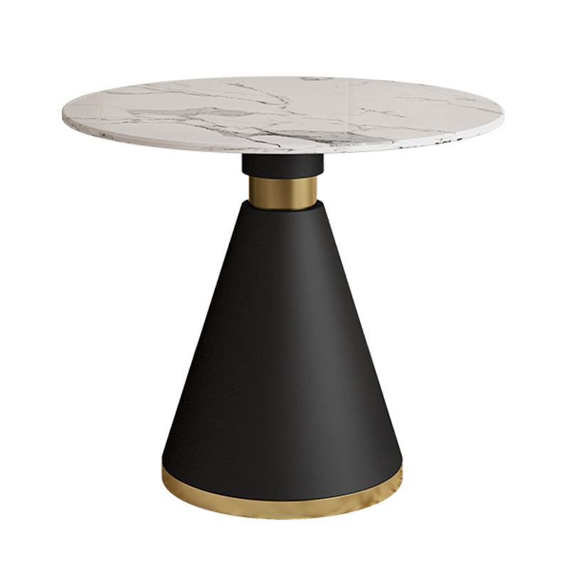 1/2/5 Pcs Metal Modern Dining Set with Round Table Dinette Set Clearhalo 'Dining Room Sets' 'Dining Tables & Seating' 'dining_room_set' 'furn' 'furn_dining_room_set' 'Furniture' 'furniture_dining_room_set' 'Kitchen & Dining Furniture' 'kitchen&dining_furn' 'kitchen' 4428964