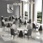 1/2/5 Pcs Metal Modern Dining Set with Round Table Dinette Set Clearhalo 'Dining Room Sets' 'Dining Tables & Seating' 'dining_room_set' 'furn' 'furn_dining_room_set' 'Furniture' 'furniture_dining_room_set' 'Kitchen & Dining Furniture' 'kitchen&dining_furn' 'kitchen' 4428972