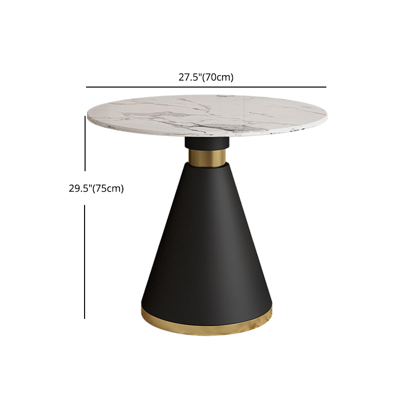 1/2/5 Pcs Metal Modern Dining Set with Round Table Dinette Set Clearhalo 'Dining Room Sets' 'Dining Tables & Seating' 'dining_room_set' 'furn' 'furn_dining_room_set' 'Furniture' 'furniture_dining_room_set' 'Kitchen & Dining Furniture' 'kitchen&dining_furn' 'kitchen' 4428976
