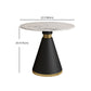 1/2/5 Pcs Metal Modern Dining Set with Round Table Dinette Set Clearhalo 'Dining Room Sets' 'Dining Tables & Seating' 'dining_room_set' 'furn' 'furn_dining_room_set' 'Furniture' 'furniture_dining_room_set' 'Kitchen & Dining Furniture' 'kitchen&dining_furn' 'kitchen' 4428977