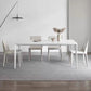 Modern 1/4/5/6/7 Pieces White Dining Set Sintered Stone Dining Table Set with Chairs Clearhalo 'Dining Room Sets' 'Dining Tables & Seating' 'dining_room_set' 'furn' 'furn_dining_room_set' 'Furniture' 'furniture_dining_room_set' 'Kitchen & Dining Furniture' 'kitchen&dining_furn' 'kitchen' 4429106