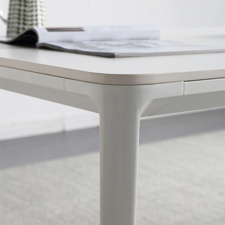 Modern 1/4/5/6/7 Pieces White Dining Set Sintered Stone Dining Table Set with Chairs Clearhalo 'Dining Room Sets' 'Dining Tables & Seating' 'dining_room_set' 'furn' 'furn_dining_room_set' 'Furniture' 'furniture_dining_room_set' 'Kitchen & Dining Furniture' 'kitchen&dining_furn' 'kitchen' 4429109