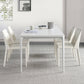 Modern 1/4/5/6/7 Pieces White Dining Set Sintered Stone Dining Table Set with Chairs Clearhalo 'Dining Room Sets' 'Dining Tables & Seating' 'dining_room_set' 'furn' 'furn_dining_room_set' 'Furniture' 'furniture_dining_room_set' 'Kitchen & Dining Furniture' 'kitchen&dining_furn' 'kitchen' 4429112