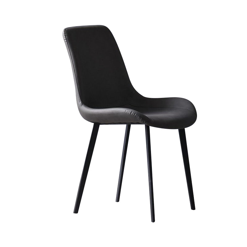 Modern 1/2/3/4/5 Pieces Black Dinette Set Sintered Stone Dining Table with Chairs Clearhalo 'Dining Room Sets' 'Dining Tables & Seating' 'dining_room_set' 'furn' 'furn_dining_room_set' 'Furniture' 'furniture_dining_room_set' 'Kitchen & Dining Furniture' 'kitchen&dining_furn' 'kitchen' 4429126