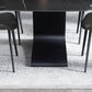 Modern 1/2/3/4/5 Pieces Black Dinette Set Sintered Stone Dining Table with Chairs Clearhalo 'Dining Room Sets' 'Dining Tables & Seating' 'dining_room_set' 'furn' 'furn_dining_room_set' 'Furniture' 'furniture_dining_room_set' 'Kitchen & Dining Furniture' 'kitchen&dining_furn' 'kitchen' 4429129