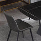 Modern 1/2/3/4/5 Pieces Black Dinette Set Sintered Stone Dining Table with Chairs Clearhalo 'Dining Room Sets' 'Dining Tables & Seating' 'dining_room_set' 'furn' 'furn_dining_room_set' 'Furniture' 'furniture_dining_room_set' 'Kitchen & Dining Furniture' 'kitchen&dining_furn' 'kitchen' 4429130