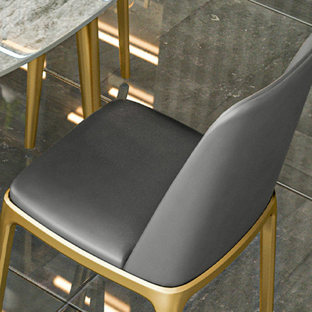 Nordic 1/2/5/7 Pieces Dining Set Sintered Stone Dining Table Set with Leather Chairs Clearhalo 'Dining Room Sets' 'Dining Tables & Seating' 'dining_room_set' 'furn' 'furn_dining_room_set' 'Furniture' 'furniture_dining_room_set' 'Kitchen & Dining Furniture' 'kitchen&dining_furn' 'kitchen' 4429170