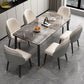 1/2/5/7 Pieces Modern Dining Set Sintered Stone Dinette Table Set with Chairs Clearhalo 'Dining Room Sets' 'Dining Tables & Seating' 'dining_room_set' 'furn' 'furn_dining_room_set' 'Furniture' 'furniture_dining_room_set' 'Kitchen & Dining Furniture' 'kitchen&dining_furn' 'kitchen' 4429190