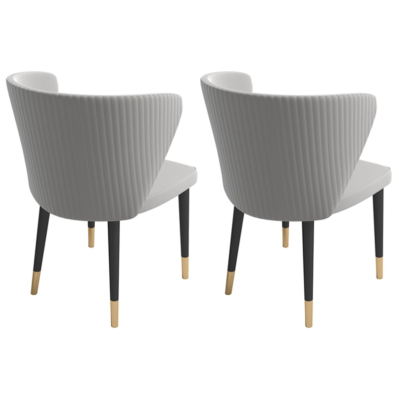 Luxury 1/2/5/7 Pieces Dining Set Sintered Stone Rectangle Dining Table Set with Chairs 2 Grey Chairs Clearhalo 'Dining Room Sets' 'Dining Tables & Seating' 'dining_room_set' 'furn' 'furn_dining_room_set' 'Furniture' 'furniture_dining_room_set' 'Kitchen & Dining Furniture' 'kitchen&dining_furn' 'kitchen' 4429198