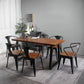 Industrial 1/2/5/7 Pieces Dining Set Solid Wood Dining Table Set for Home 7 Pieces: Table, 6 Chairs Clearhalo 'Dining Room Sets' 'Dining Tables & Seating' 'dining_room_set' 'furn' 'furn_dining_room_set' 'Furniture' 'furniture_dining_room_set' 'Kitchen & Dining Furniture' 'kitchen&dining_furn' 'kitchen' 4429246