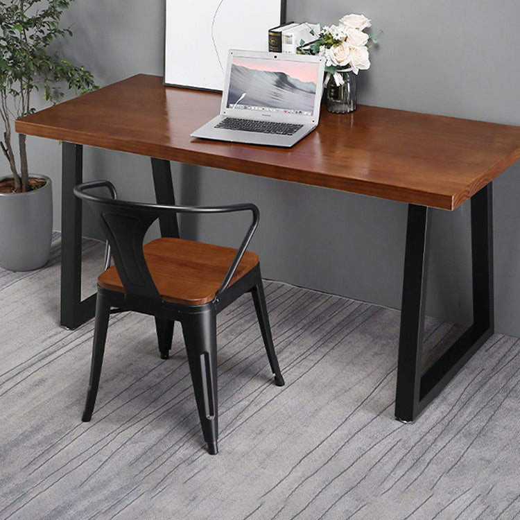 Industrial 1/2/5/7 Pieces Dining Set Solid Wood Dining Table Set for Home 2 Pieces: Table, 1 Chair Clearhalo 'Dining Room Sets' 'Dining Tables & Seating' 'dining_room_set' 'furn' 'furn_dining_room_set' 'Furniture' 'furniture_dining_room_set' 'Kitchen & Dining Furniture' 'kitchen&dining_furn' 'kitchen' 4429255