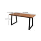 Industrial 1/2/5/7 Pieces Dining Set Solid Wood Dining Table Set for Home Clearhalo 'Dining Room Sets' 'Dining Tables & Seating' 'dining_room_set' 'furn' 'furn_dining_room_set' 'Furniture' 'furniture_dining_room_set' 'Kitchen & Dining Furniture' 'kitchen&dining_furn' 'kitchen' 4429260