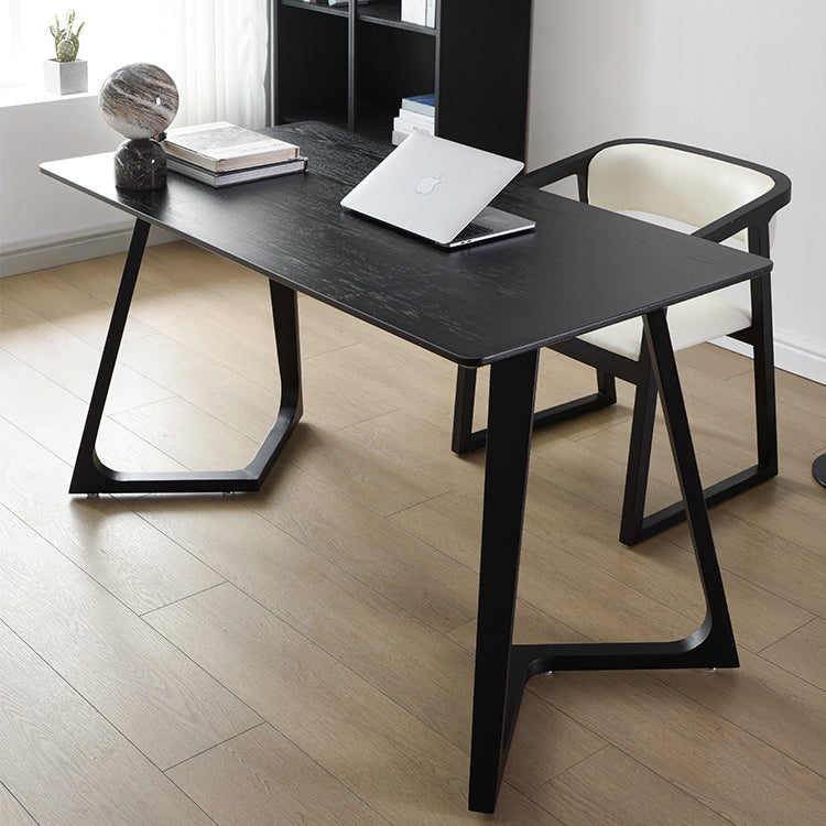 Solid Wood Contemporary Rectangle Dining Table Wood Top Indoor Table with Sled Base 63"L x 31.5"W x 29.5"H Without Chairs Clearhalo ' dining_table' 'Dining Tables & Seating' 'Dining Tables' 'furn' 'furn_dining_table' 'Furniture' 'furniture_dining_table' 'Kitchen & Dining Furniture' 'kitchen&dining_furn' 'kitchen' 'kitchen_dining_table' 4429349