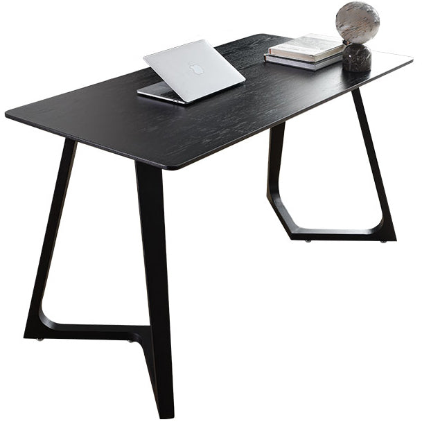 Solid Wood Contemporary Rectangle Dining Table Wood Top Indoor Table with Sled Base 70.9"L x 35.4"W x 29.5"H Without Chairs Clearhalo ' dining_table' 'Dining Tables & Seating' 'Dining Tables' 'furn' 'furn_dining_table' 'Furniture' 'furniture_dining_table' 'Kitchen & Dining Furniture' 'kitchen&dining_furn' 'kitchen' 'kitchen_dining_table' 4429351