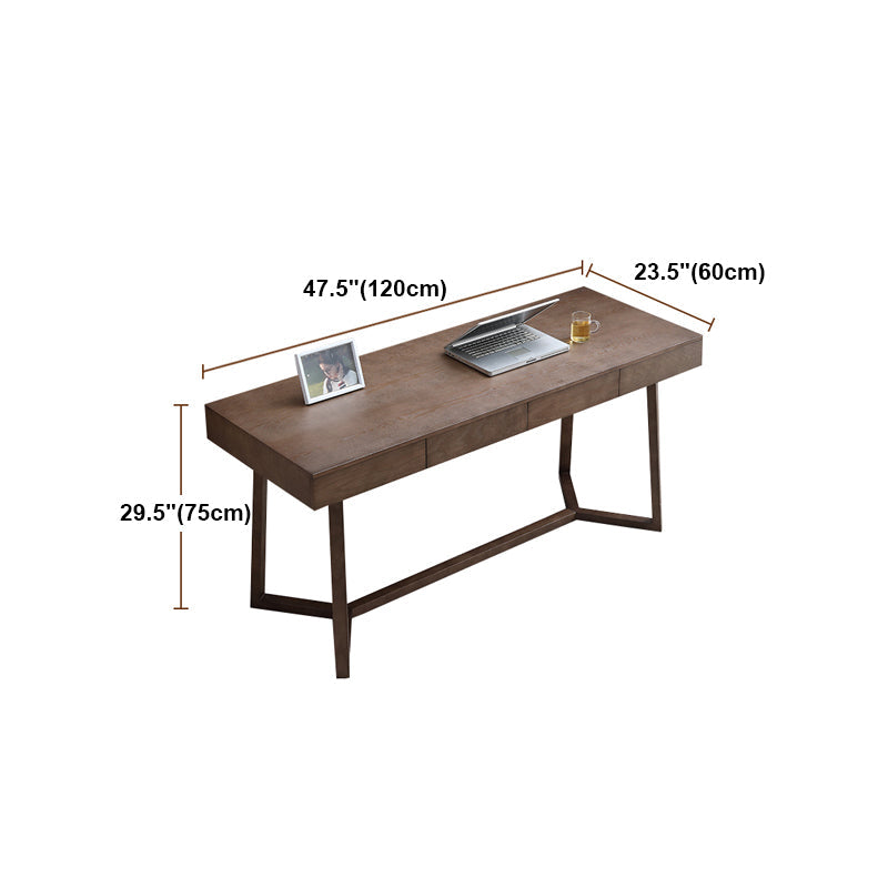 Solid Wood Contemporary Rectangular Dining Table Ash Wood Top Table with Trestle Base Clearhalo ' dining_table' 'Dining Tables & Seating' 'Dining Tables' 'furn' 'furn_dining_table' 'Furniture' 'furniture_dining_table' 'Kitchen & Dining Furniture' 'kitchen&dining_furn' 'kitchen' 'kitchen_dining_table' 4429368
