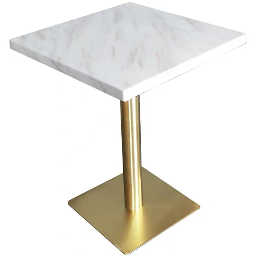 Metal Industrial Pedestal Dining Table Marble Top Table for Dining Room Clearhalo ' dining_table' 'Dining Tables & Seating' 'Dining Tables' 'furn' 'furn_dining_table' 'Furniture' 'furniture_dining_table' 'Kitchen & Dining Furniture' 'kitchen&dining_furn' 'kitchen' 'kitchen_dining_table' 4429377