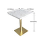 Metal Industrial Pedestal Dining Table Marble Top Table for Dining Room Clearhalo ' dining_table' 'Dining Tables & Seating' 'Dining Tables' 'furn' 'furn_dining_table' 'Furniture' 'furniture_dining_table' 'Kitchen & Dining Furniture' 'kitchen&dining_furn' 'kitchen' 'kitchen_dining_table' 4429383